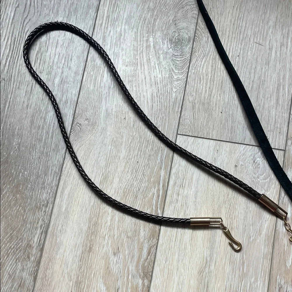 Elegant Women's Black and Brown Belt Set - Picture 15 of 16